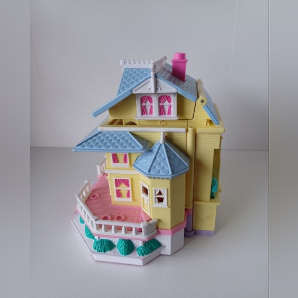 Vintage 1995 Bluebird Polly Pocket Yellow Clubhouse - Picture 2 of 7